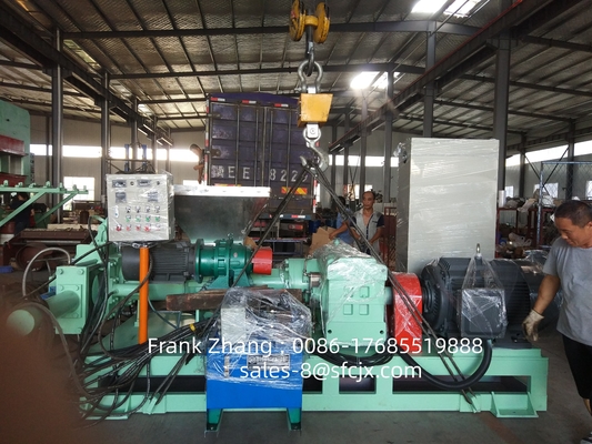 Good price Equipped With Precise Temperature Control Systems Rubber Extrude Machine with Force Feeding Screw and Strainer online