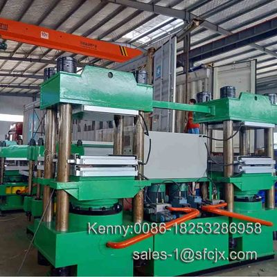 Good price Twin Rubber Vulcanizing Press / Duplex Molding Machine for Rubber Floor online