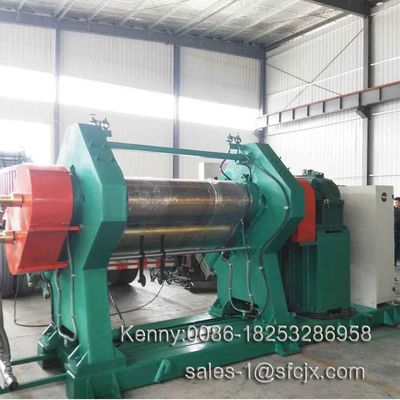 Good price CE Two Roller Rubber Calender Machine , Rubber Sheet Making Machine online